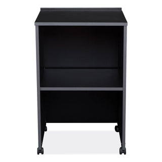 Oklahoma Sound® AV Cart/Lectern Base, 21.12 x 17.5 x 33.75, Black (NPS112BK)