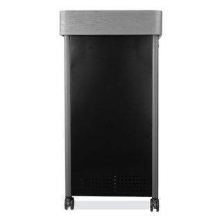 Oklahoma Sound® Greystone Lectern, 23.5 x 19.25 x 45.5, Charcoal Gray (NPSGSL)