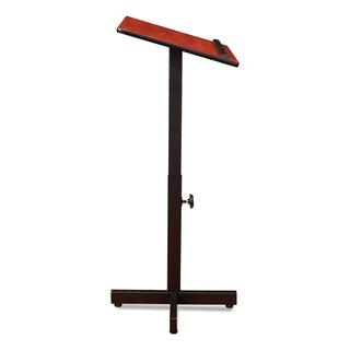 Oklahoma Sound® Portable Presentation Lectern Stand, 20 x 18.25 x 44, Cherry (NPS70CH)
