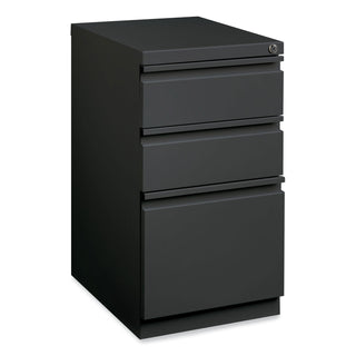 Hirsh Industries® Full-Width Pull 20 Deep Mobile Pedestal File, Box/Box/File, Letter, Charcoal, 15 x 19.88 x 27.75 (HID19322)