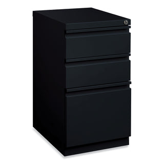 Hirsh Industries® Full-Width Pull 20 Deep Mobile Pedestal File, Box/Box/File, Letter, Black, 15 x 19.88 x 27.75 (HID18575)
