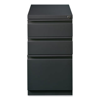 Hirsh Industries® Full-Width Pull 20 Deep Mobile Pedestal File, Box/Box/File, Letter, Charcoal, 15 x 19.88 x 27.75 (HID19322)