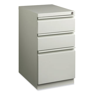 Hirsh Industries® Full-Width Pull 20 Deep Mobile Pedestal File, Box/Box/File, Letter, Lt Gray, 15 x 19.88 x 27.75 (HID18576)