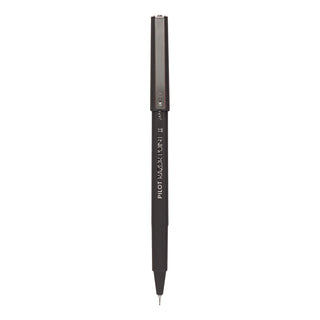 Pilot® Razor Point Stick Porous Point Marker Pen, 0.3mm, Black Ink/Barrel, Dozen (PIL11001)