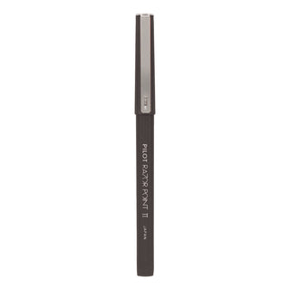 Pilot® Razor Point Stick Porous Point Marker Pen, 0.3mm, Black Ink/Barrel, Dozen (PIL11001)
