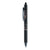 Pilot® FriXion Clicker Erasable Retractable Gel Pen, 1 mm, Black Ink/Barrel, Dozen (PIL11384)