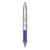 Pilot® Dr. Grip Center of Gravity Retractable Ballpoint Pen, 1mm, Black Ink, Silver/Navy Barrel (PIL36181)