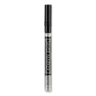 Pilot® Creative Art & Crafts Marker, Extra-Fine Brush Tip, Silver (PIL41801)