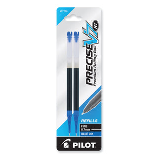 Pilot® Refill for Pilot Precise V7 RT Rolling Ball, Fine Point, Blue Ink, 2/Pack (PIL77279)