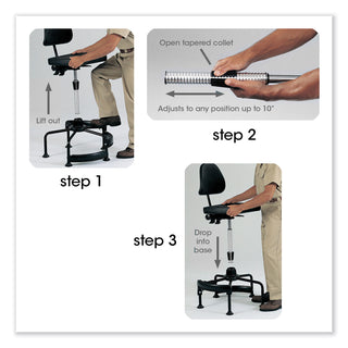 Safco® Deluxe Industrial Chair, Black (SAF5120)