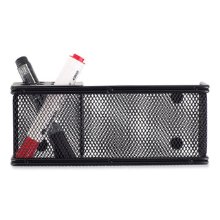 Safco® Organizer for Dry-erase Accessories, Mesh, 8" x 3-1/4" x 3", Black (SAF3612BL)