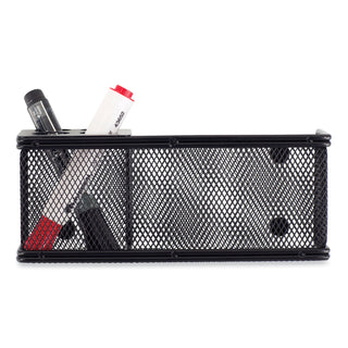 Safco® Organizer for Dry-erase Accessories, Mesh, 8" x 3-1/4" x 3", Black (SAF3612BL)