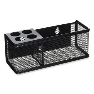 Safco® Organizer for Dry-erase Accessories, Mesh, 8" x 3-1/4" x 3", Black (SAF3612BL)