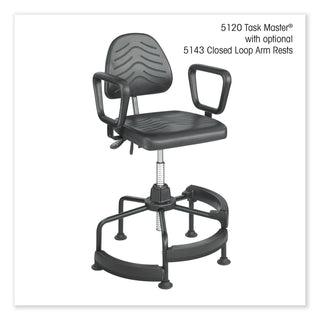 Safco® Deluxe Industrial Chair, Black (SAF5120)