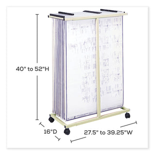 Safco® Mobile Vertical File Adjustable Stand (SAF5059)