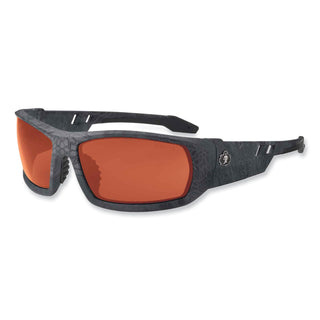 ergodyne® Skullerz Odin Safety Glasses, Kryptek Typhon Nylon Impact Frame, Copper Polycarbonate Lens (EGO50520)