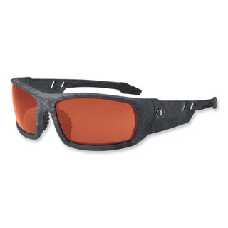 ergodyne® Skullerz Odin Safety Glasses, Kryptek Typhon Nylon Impact Frame, Polarized Copper Polycarb Lens (EGO50521)
