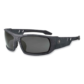 ergodyne® Skullerz Odin Safety Glasses, Kryptek Typhon Nylon Impact Frame, Polarized Smoke Polycarb Lens (EGO50531)