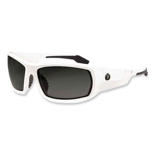 ergodyne® Skullerz Odin Safety Glasses, White Nylon Impact Frame, Polarized Smoke Polycarbonate Lens (EGO50231)