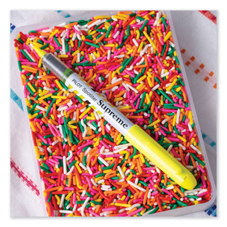 Pilot® Spotliter Supreme Highlighter, Chisel Tip, Fluorescent Yellow, Dozen (PIL16008)