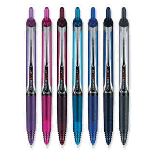 Pilot® Precise V5RT Retractable Roller Ball Pen, 0.5mm, Assorted Ink/Barrel, 7/Pack (PIL26095)