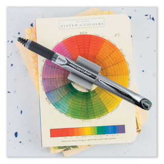 Pilot® Precise Grip Stick Roller Ball Pen, Extra-Fine 0.5mm, Black Ink, Black Barrel (PIL28801DZ)