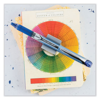 Pilot® Precise Grip Stick Roller Ball Pen, Extra-Fine 0.5mm, Blue Ink, Blue Barrel (PIL28802DZ)