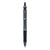 Pilot® Acroball Colors Advanced Ink Hybrid Gel Pen, Retractable, Medium 1 mm, Black Ink, Smoke/Black Barrel (PIL31821)