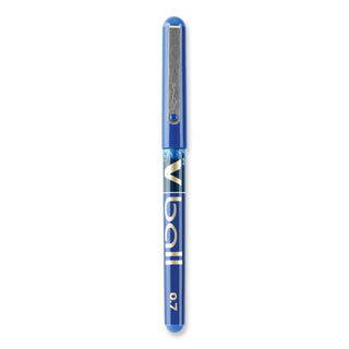 Pilot® VBall Liquid Ink Stick Roller Ball Pen, Fine 0.7mm, Blue Ink/Barrel, Dozen (PIL35113)