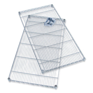 Safco® Extra Wire Shelves for Industrial Wire Shelving Units, 48w x 24d, Gray, 2/Ctn. (SAF5296GR) (SAF5296GR)