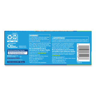 Ziploc® Sandwich Bags, 5.88" x 6.50" Length, Clear, Plastic, 1080/Carton, Sandwich, Storage (SJN315885CT)