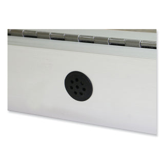 Ghent Enclosed Outdoor Bulletin Board, 72 x 36, Silver Surface, Satin Aluminum Frame (GHEPA33672VX193)