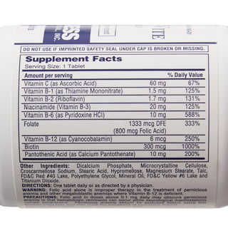 Rena-Vite Multivitamin Supplement Folic Acid / Vitamin B 0.8 mg Strength Tablet 100 per Bottle (855414_BT)