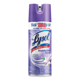 LYSOL® Brand Disinfectant Spray, Early Morning Breeze, 12.5oz Aerosol, 12/Carton (REC80833)