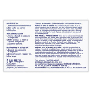 Tide® Professional™ Powder Laundry Detergent Plus Bleach, Original Scent, 1.4 oz Vending Box, 156/Carton (PGC08921)