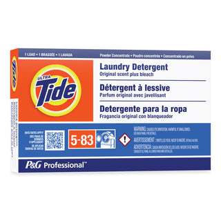 Tide® Professional™ Powder Laundry Detergent Plus Bleach, Original Scent, 1.4 oz Vending Box, 156/Carton (PGC08921)
