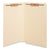 Universal® Reinforced End Tab Fastener Folders, 0.75" Expansion, 2 Fasteners, Legal Size, Manila Exterior, 50/Box (UNV13220)