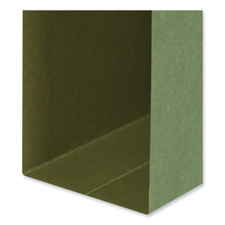 Universal® Box Bottom Hanging File Folders, 3" Capacity, Legal Size, 1/5-Cut Tabs, Standard Green, 25/Box (UNV14153)