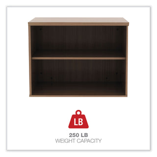 Alera® Open Office Low Storage Cabinet Credenza, 29 1/2 x 19 1/8x 22 7/8, Walnut (ALELS593020WA)
