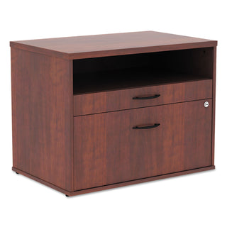 Alera® Open Office Series Low File Cabient Credenza, 29.5w x 19.13d x 22.88h, Medium Cherry (ALELS583020MC)