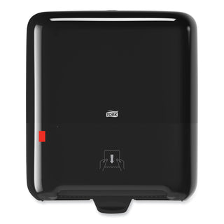Tork® Matic Hand Towel Roll Dispenser Black H1 - Matic Hand Towel Roll Dispenser, Black, Elevation, H1, One-at-a-Time dispensing with Refill Level Indicator - 5510282 (TRK5510282)