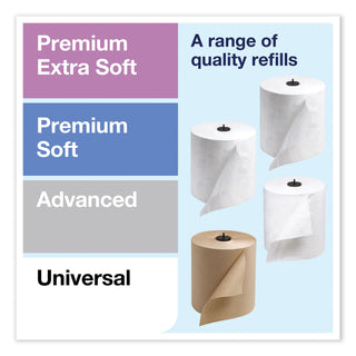 Tork® Matic Hand Towel Roll Dispenser Black H1 - Matic Hand Towel Roll Dispenser, Black, Elevation, H1, One-at-a-Time dispensing with Refill Level Indicator - 5510282 (TRK5510282)