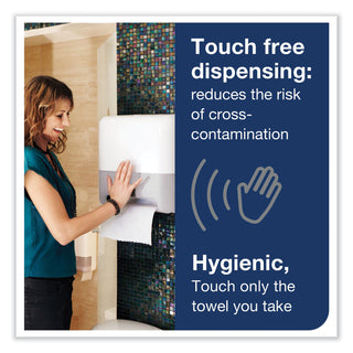 Tork® Elevation Matic Hand Towel Roll Dispenser with Sensor, 8" x 14.5" x 13", White (TRK5511202)