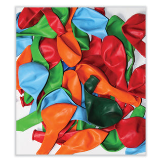 Tablemate® Balloons, 12", Helium Quality Latex, Assorted Colors, 100/Pack, 20 Packs/Carton (TBL916100)