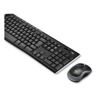 Logitech® Wireless Combo MK270, 2.4 GHz Frequency/33 ft Wireless Range, Black (920004536)
