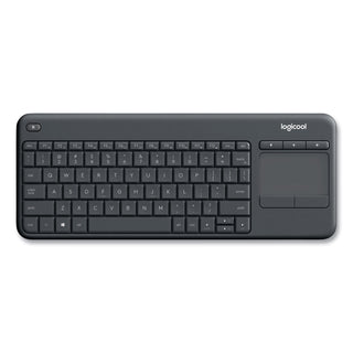 Logitech® Wireless Touch Keyboard K400 Plus, Black (LOG920007119)