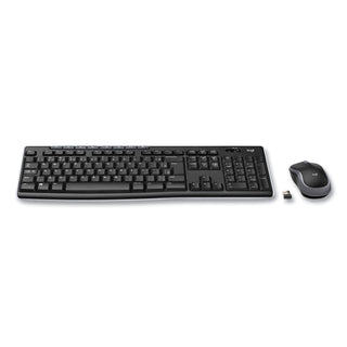Logitech® Wireless Combo MK270, 2.4 GHz Frequency/33 ft Wireless Range, Black (920004536)