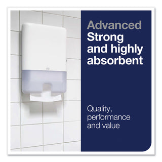 Tork® Advanced Multifold Hand Towel, 9 x 9.5, White, 250/Pack, 16 Packs/Carton (TRK424824)