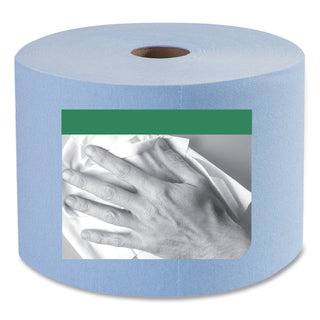 Tork® Heavy-Duty Paper Wiper - 1 Ply - 800 Sheets/Roll - Blue (TRK450304)