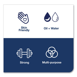 Tork® Industrial Paper Wiper, 4-Ply, 11 x 15.75, Blue, 375 Wipes/Roll, 2 Roll/Carton (TRK13244101) (SCA13244101)